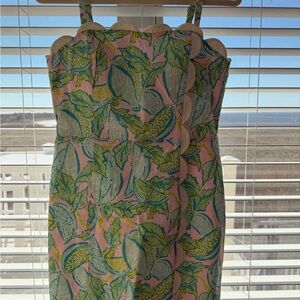 Lily Pulitzer Mercede Stretch Dress Urchin Pink Vitamin Sea-Size 6